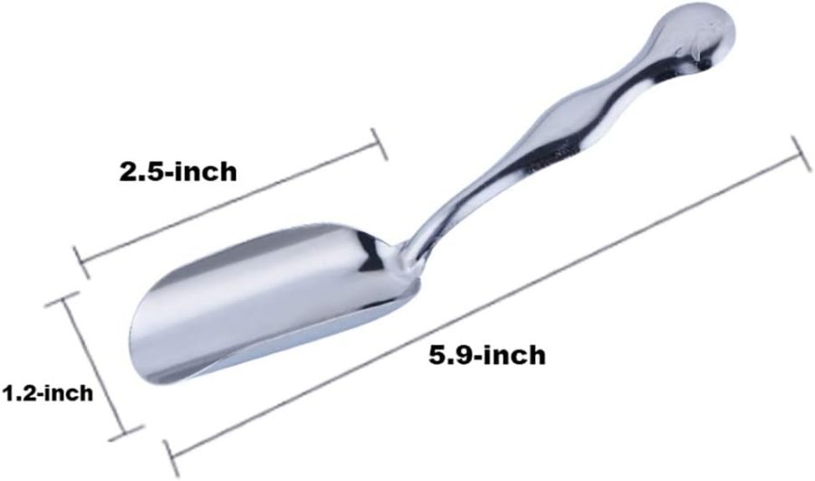 10 Pcs Mini Candy Scoops Stainless Steel Tea Coffee Ice Shovel Teaspoon Small Shovel for Tea, Coffee, Candy, Ice Cream, Dessert, Sugar, Kitchen Or Buffet - Image 2