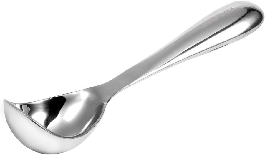 Ice Cream Scoop, Heavy Duty 304 Stainless Steel Ice Cream Scoop with Comfortable Handle, Dishwasher Safe