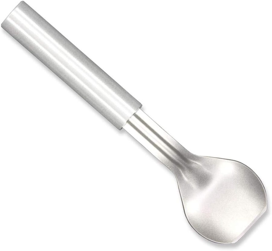 Cutlery Ice Cream Scoop (R137), 2.38x2.38 Stainless Steel Bowl, 9.25" Length, Made in USA, Silver Handle
