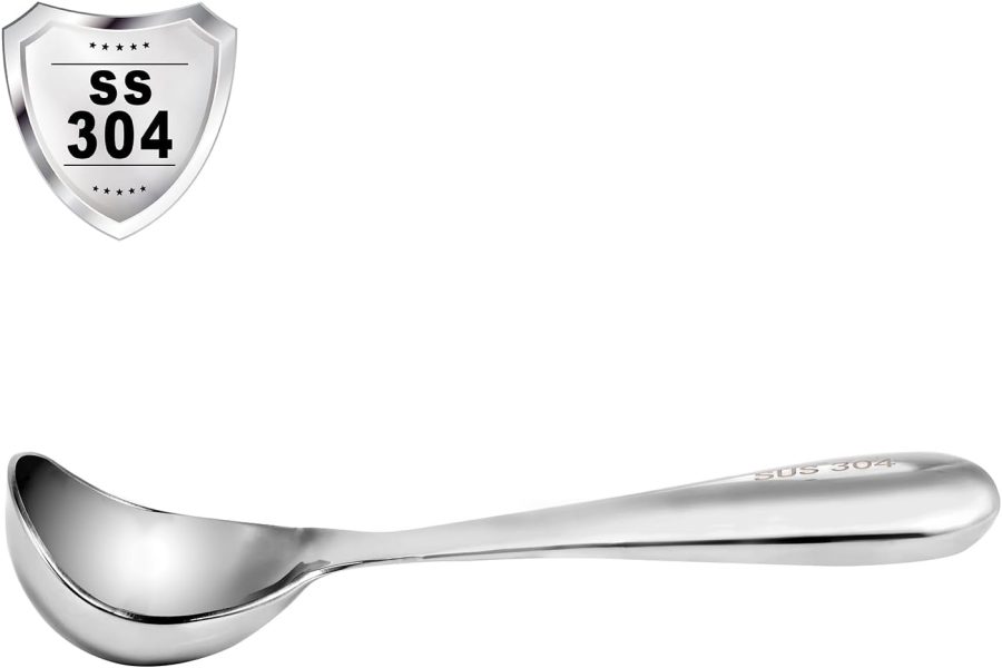 Ice Cream Scoop, Heavy Duty 304 Stainless Steel Ice Cream Scoop with Comfortable Handle, Dishwasher Safe - Image 2