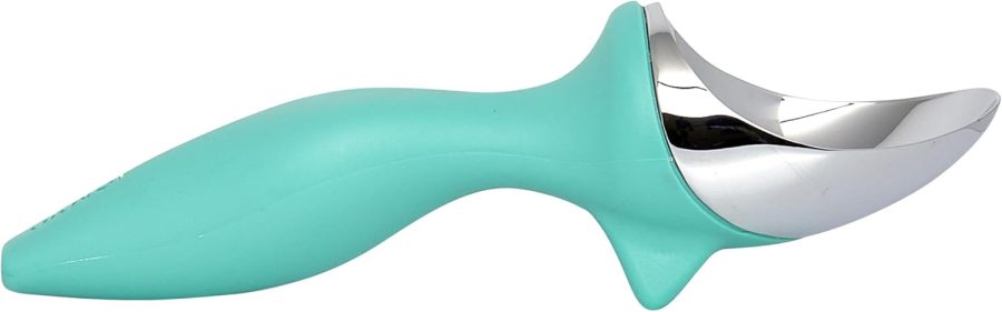 Tilt-Up Ice Cream Scoop (Tropical Breeze) - Non-Slip Grip Ice Cream Scooper with Footed Handle – Ice cream Scoop for Cookie Dough, Gelato, Sorbet & Frozen Treats - Dishwasher Safe & BPA-Free