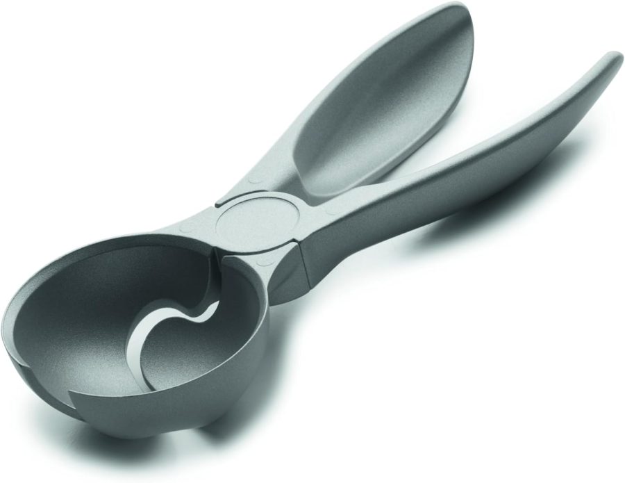 Ice Cream Scoop Function 20 cm, Coated Metal, Silver, 20 x 5 x 5 cm